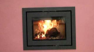 The Heta Classic Inset Convection Wood burning stove distributed by Pevex Enterprises Ltd [upl. by Dorita62]