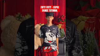 DJ FIFTY FIFTY  CUPID REMIX DANCE TUTORIAL short danceshorts [upl. by Brandi]