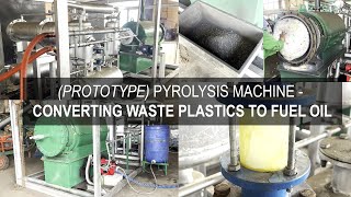 Recycling Waste Plastics into Fuel Oil using Pyrolysis Technology by FSK Builders [upl. by Nahtnahoj899]