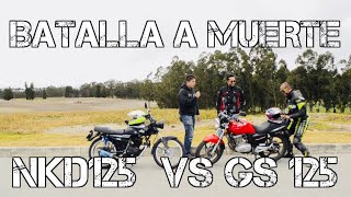 BATALLA A MUERTE  NKD 125 VS GS 125  LA PETY EN PISTA FULLGASS [upl. by Piggy]