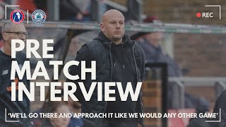 Pre Match Interview Murray previews FA Trophy clash [upl. by Anum757]