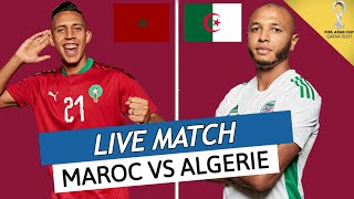 🇩🇿🟢⚪ MAROC  ALGERIE LIVE  🇩🇿TAHIA DJAZAIR  🇩🇿🤝🇲🇦 DUEL DE FRERE  14 FINALE FIFA ARAB CUP 2021 [upl. by Nitneuq985]