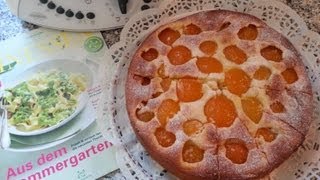 Thermomix TM 31 Aprikosen Schmand Kuchen [upl. by Ahsienom]