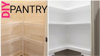 Extreme Pantry Makeover DIY [upl. by Lagasse661]