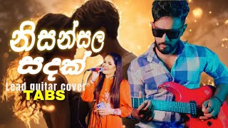 Nisansala Sandak 🌈️🌛 නිසංසල සදක්  Lead Guitar Cover amp Tabs ❤️🎸 [upl. by Ennaylloh]