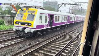 Rainy day kurla Dadar Train Journey ll Mumbai Local Train [upl. by Kasper]