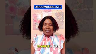 DISCOMBOBULATE englishteacher vocabulary learnenglish pronunciation discombobulate [upl. by Luelle]