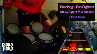 Everlong  98 Expert Pro Drums Clone Hero [upl. by Goulette258]