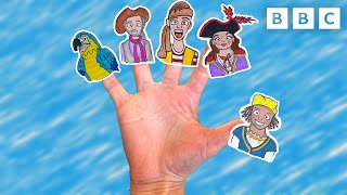 Pirate Family Finger Song  Swashbuckle on CBeebies [upl. by Yhtomot661]