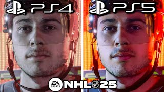 NHL 25 PS4 vs PS5 Graphics Comparison [upl. by Anatol77]