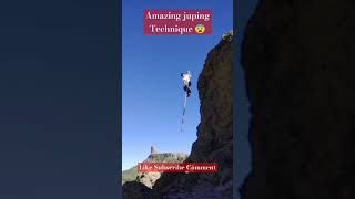 🤓Shepherds leap canary islandThe Herders Jump shorts viralshorts youtubeshorts shepherdleap [upl. by Araldo]