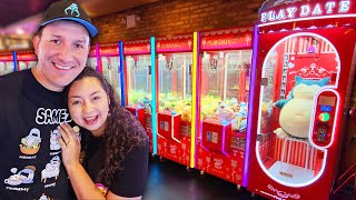 We Played ALL the Claw Machines on our Date in New York  PLAYDATE NYC [upl. by Darci]