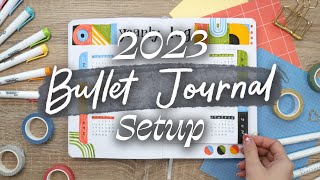 My 2023 Bullet Journal Setup [upl. by Kcirrez786]