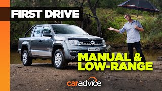 Volkswagen Amarok V6 Core manual 2020  Offroad test [upl. by Kolosick181]