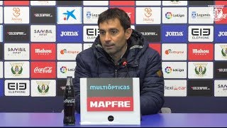 Rueda de prensa de Asier Garitano LeganésMálaga [upl. by Newcomer]