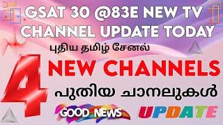 Gsat 30 new tv channel update today  new tv channel update tamil  Gsat 30 new update malayalam [upl. by Saltzman392]