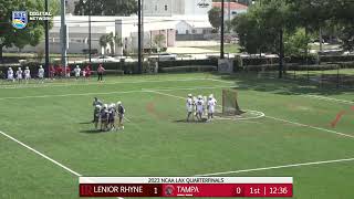 2023 Tampa Mens Lacrosse vs Lenoir Rhyne NCAA Tournament First Round [upl. by Partan121]