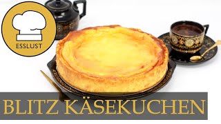 BLITZ KÄSEKUCHEN mit Vanillepudding und ohne Boden [upl. by Brill]