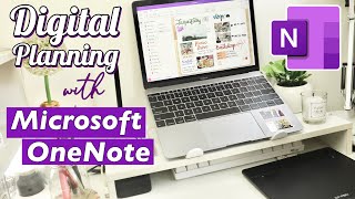 How to Make a Digital Planner in Microsoft OneNote ft XPPen Deco Fun S ❤︎  Emmy Lou [upl. by Nauqel986]