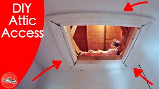 Enlarging an Attic Access Hole [upl. by Asiluy]