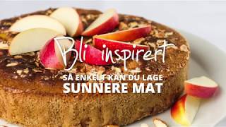 Eplekake  slik lager du en sunnere variant [upl. by Ylicec]