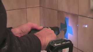 How to Drill a Hole in a Tile  TOO EASY [upl. by Jaquenetta]