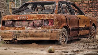 Fully restoration 1980 AUDI Q8 car abandoned for 30 years  Restoration Channel [upl. by Koorb]