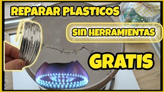 🧑‍🔧 REPARAR PLÁSTICOS CON GRAPAS Y SIN HERRAMIENTAS TOTAL GRATIS 🧑‍🔧 [upl. by Ahsekat437]