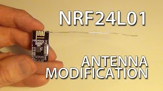 Cheap DIY NRF24L01 Antenna Modification [upl. by Nirak]