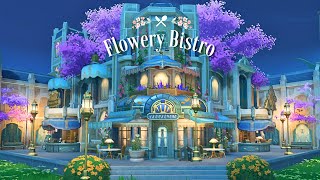 Flowery Bistro 🌺 Fontaine Design  Genshin Serenitea Pot Design [upl. by Lonny]