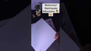 Watercolor Sketch Pad Unboxing art arttipsafforadablemotivationheal health mentalhealth love [upl. by Edric67]