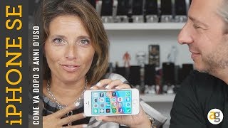 iPHONE SE COME VA dopo 3 anni E Chiara cambia telefono [upl. by Macrae]