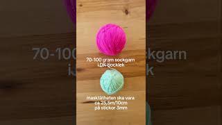 Hur stickar man sockor DEL 1 Material [upl. by Genni]