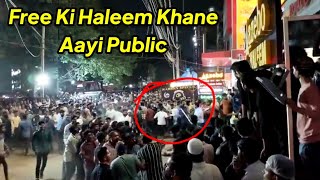 Free Ki Haleem Khane Aayi Public Hyderabad Aazebo BJP  TDP Ka Alliance [upl. by Oulman228]