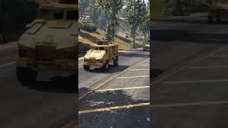 Israel Army big weapons supply store convoy GTA 5 [upl. by Annoel]