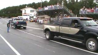 Piedmont Truck Jam TugOfWar  Rudys Performance 73L Powerstroke vs Duramax [upl. by Borek]