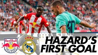 Eden Hazards FIRST Real Madrid goal [upl. by Luamaj]