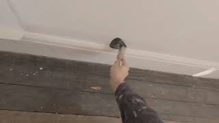 Decorating tutorial pasting the wall and hanging the lining paper  vid 3 [upl. by Hollerman]