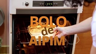 Receita Bolo de Aipim Sem Leite Sem Ovos Sem Glúten [upl. by Beberg61]