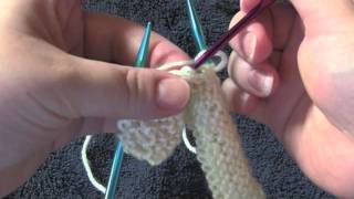 Picking Up Dropped Stitches Stockinette Stitch [upl. by Pope]