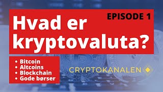 Hvad er kryptovaluta  EPISODE 1  Crypto for begyndere [upl. by Dnumyar886]