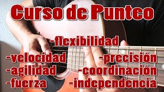 Introduccion al Curso de Punteo Técnicas de Mano Derecha para diferentes tipos de Guitarra [upl. by Chu]