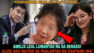 INA NI ALICE GUO LUMANTAD NA SA SENADO  ALICE GUO NAIYAK  AMELIA LEAL NAGSALITA NA RAFFY TULFO [upl. by Onej628]