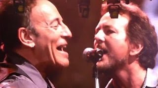 Highway To Hell  Eddie Vedder w Bruce Springsteen amp Tom Morello  20140215 Melbourne Multcam [upl. by Charity]