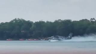 ஆந்திராவில் முதல் முறையாக நீர்வழி விமான சேவை Hydroplane in Andra pradesh First time [upl. by Tailor313]