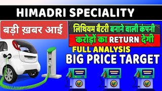 himadri speciality chemical limited share latest news l himadri chemicals latest news l hscl share [upl. by Johannes]