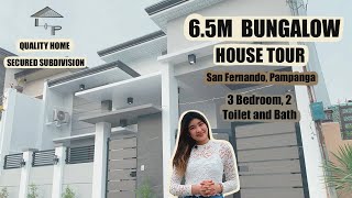 P65M High Ceiling Bungalow in Telabastagan City of San Fernando Pampanga  House Tour Episode 2 [upl. by Millford923]