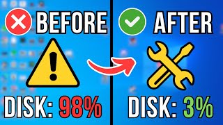 How To Fix High Disk Usage In Windows 1011  Full Tutorial [upl. by Aneg]