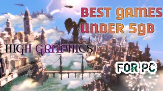 Top 8 best and high graphic games under 5gbsize for low end PC [upl. by Ayota]