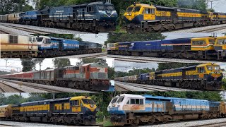 HIGH SPEED TRAINS on Bangalore  Hubballi Line ELECTRIC LOCO SHUTDOWN DIESEL TAKE OVER 16 in 1 PART4 [upl. by Unam866]